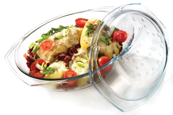GRILL&DROP Naczynie żaroodporne 2,9l z pokrywą
