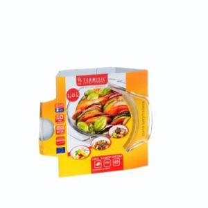 GRILL&DROP Naczynie żaroodporne 1,0l z pokrywą