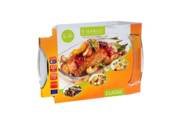 CLASSIC Naczynie żaroodporne 5,1l z pokrywą