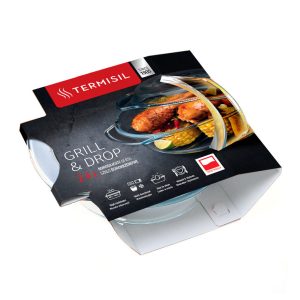 Naczynie żaroodporne 2,4l z pokrywą - Termisil Grill&Drop