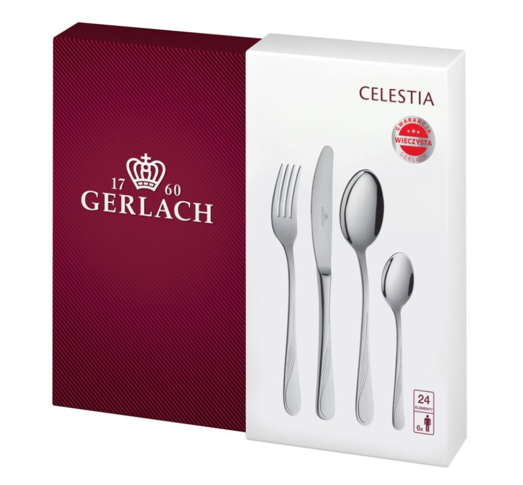 Komplet sztućców na 6 osób (24 el) Gerlach - Celestia - obrazek 2