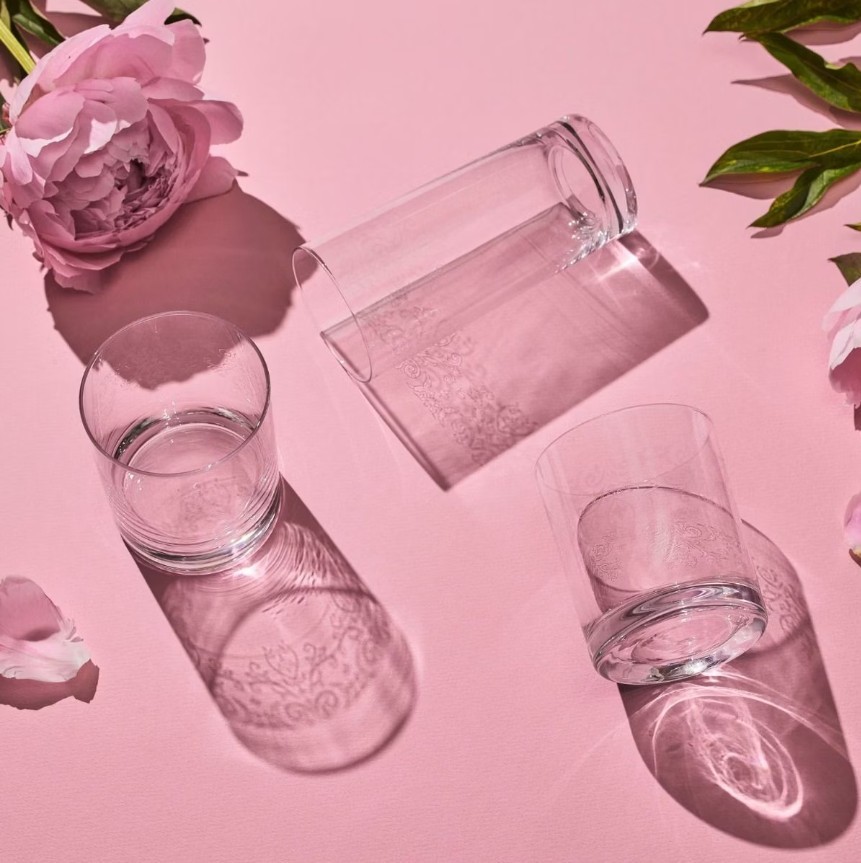 Szklanki wysokie 350 ml (6 szt.) Krosno - Krista Deco