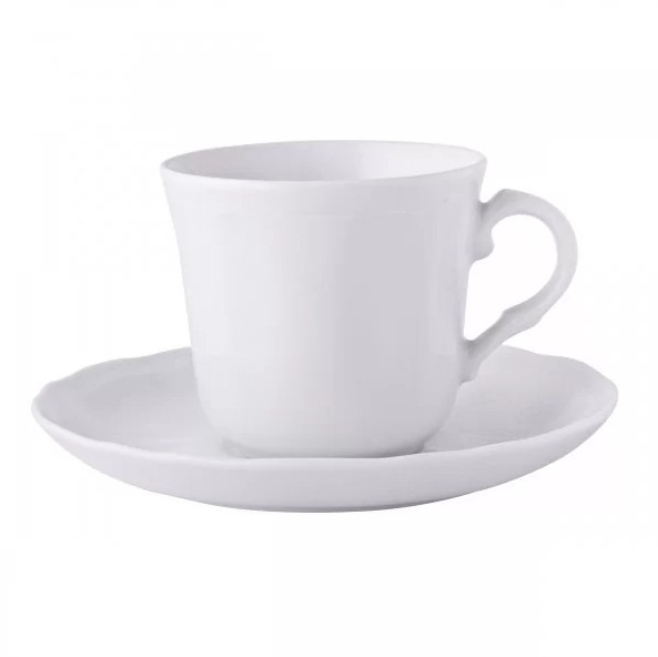 Filiżanka ze spodkiem Alba 220 ml/15 cm Bogucice - Gino White 1228