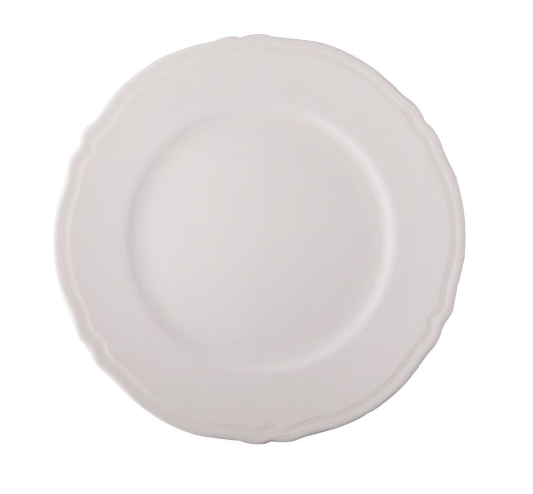 Talerz płytki Castel 26,5 cm Bogucice - Gino Cream 1229  ecru