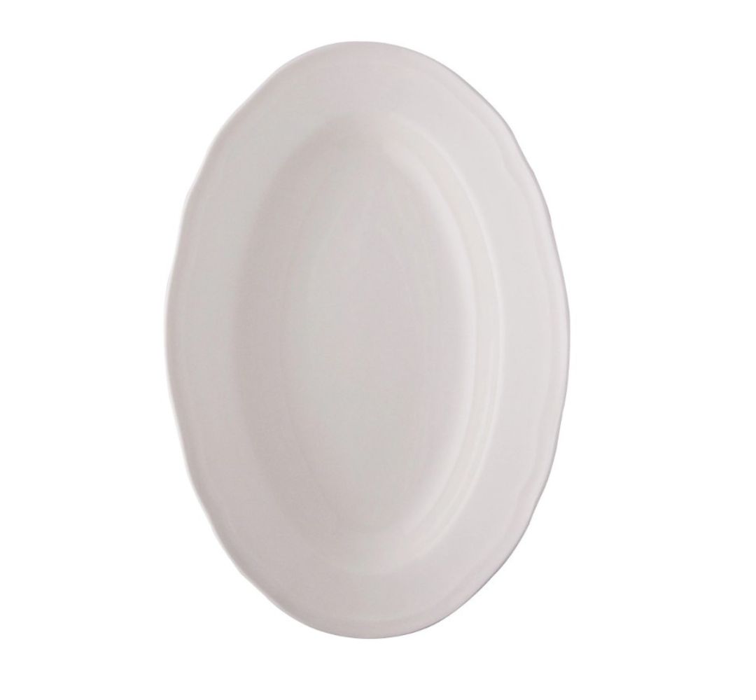 Półmisek owalny Castel 24 cm  - Bogucice - Gino Cream 1229 ecru