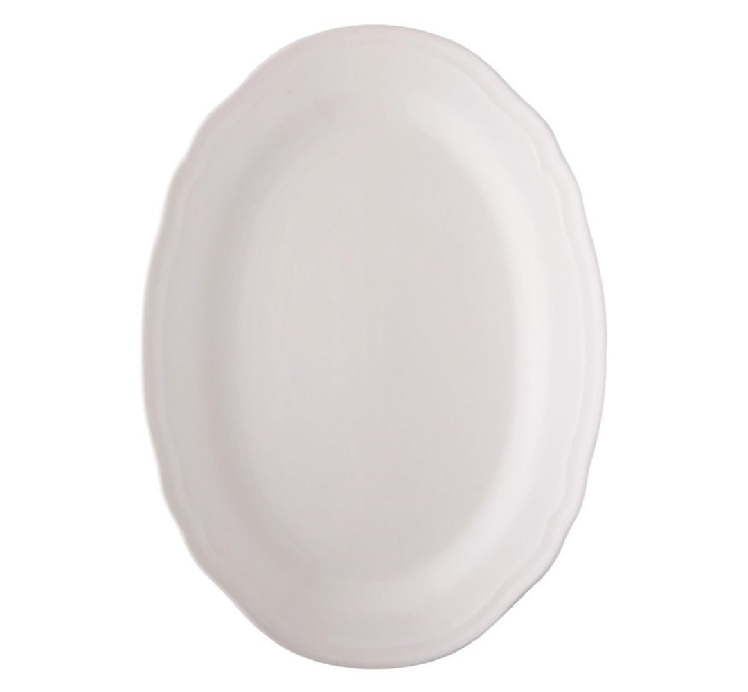 Półmisek owalny Castel 32 cm Bogucice - Gino Cream 1229  ecru