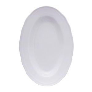 Półmisek owalny Alba 24 cm  Bogucice - Gino White 1228