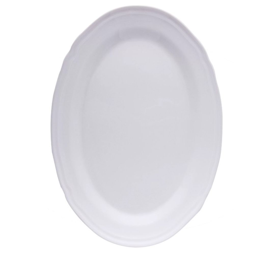 Półmisek owalny Alba 32 cm Bogucice - Gino White 1228