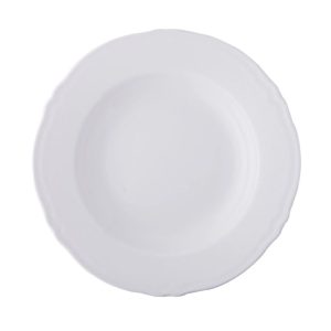Talerz głęboki Alba 23,5 cm Bogucice - Gino White 1228