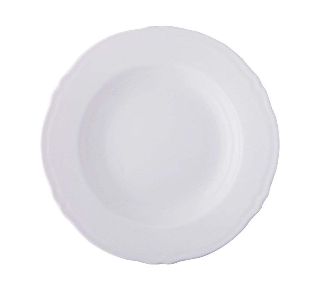 Talerz głęboki Alba 23,5 cm Bogucice - Gino White 1228