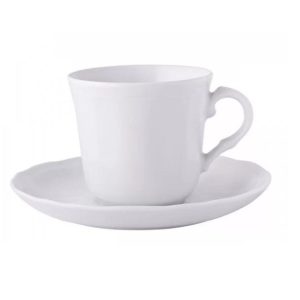 Filiżanka ze spodkiem Alba 220 ml/15 cm Bogucice - Gino White 1228