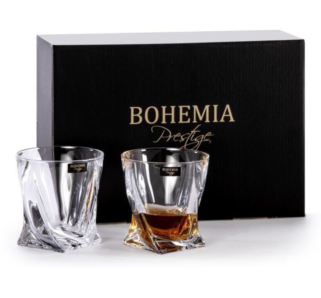 Szklanki do whisky 340 ml (6 szt.) Bohemia - Quadro