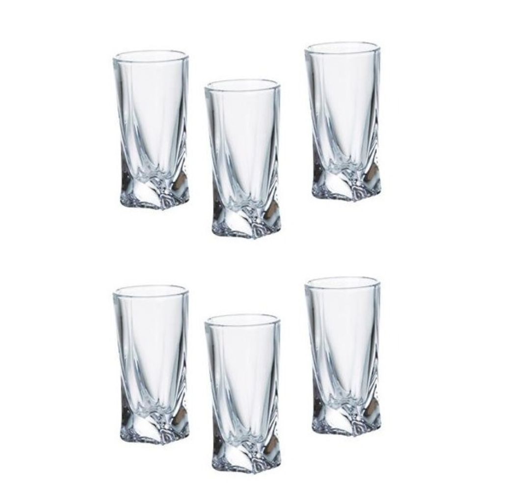 Kieliszki do likieru 50 ml (6 szt.) Bohemia - Quadro