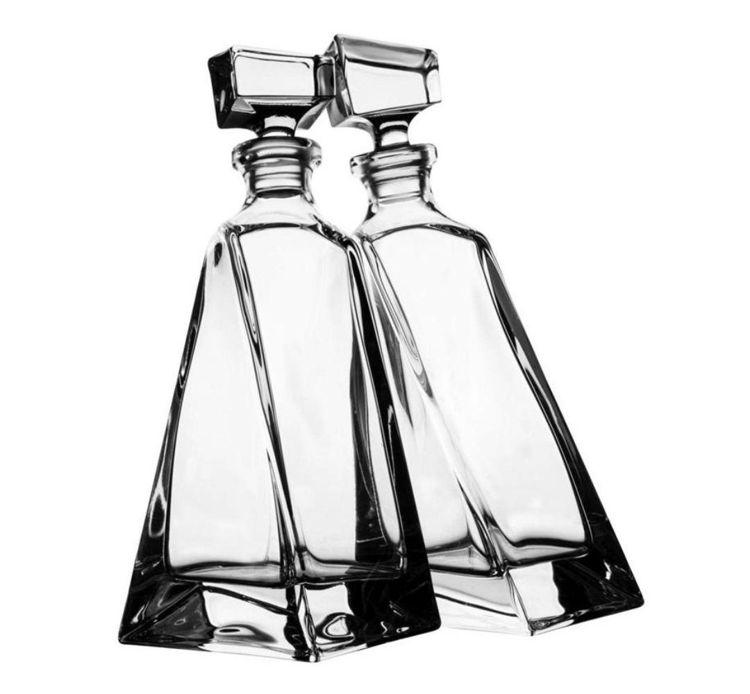 Komplet 2 karafek 700 ml Bohemia -Lovers