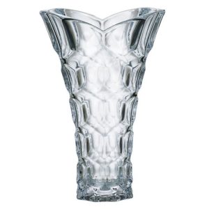 Wazon kryształowy 35,5 cm Bohemia - Honey Comb