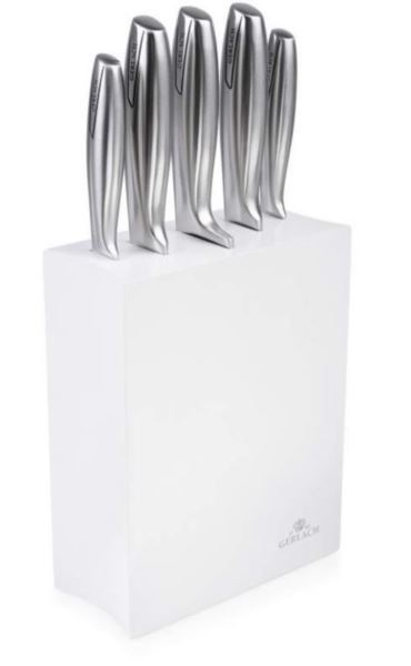 MODERN WHITE 993 Kpl. noży w bloku 5 szt
