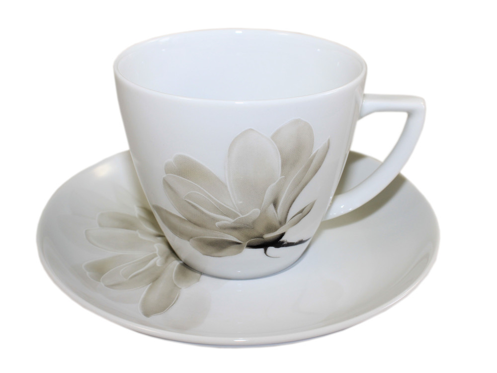 Filiżanka ze spodkiem 350 ml / 17,5 cm Lubiana - Beata Dorota Magnolia