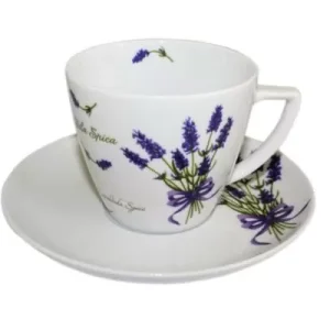 Filiżanka ze spodkiem 350 ml Lubiana - Beata/Dorota Lawenda