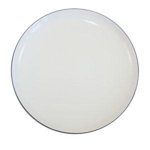 Talerz płytki obiadowy 27 cm Bogucice - Base Blue 1235