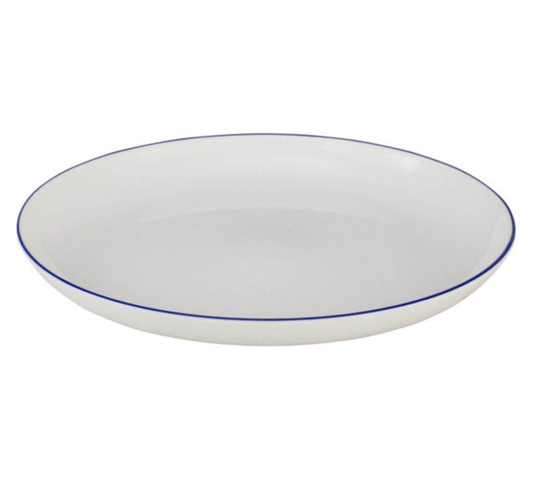 Półmisek owalny 36 cm Bogucice - Base Blue 1235