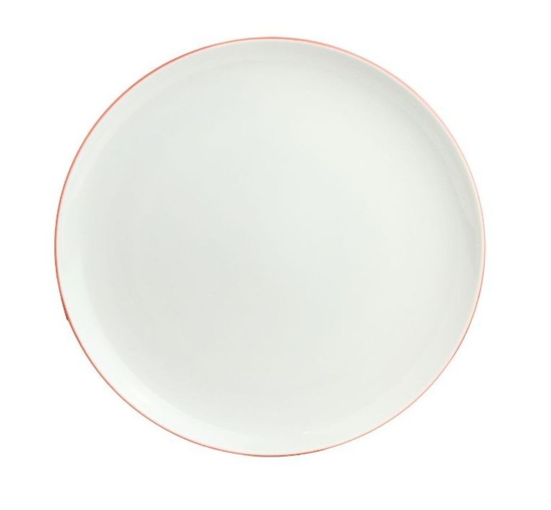 Talerz płytki obiadowy 27 cm Bogucice - Base Red 1243