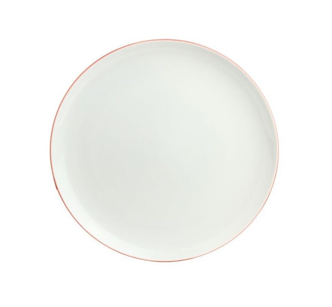 Talerz płytki deserowy 22 cm Bogucice - Base Red 1243