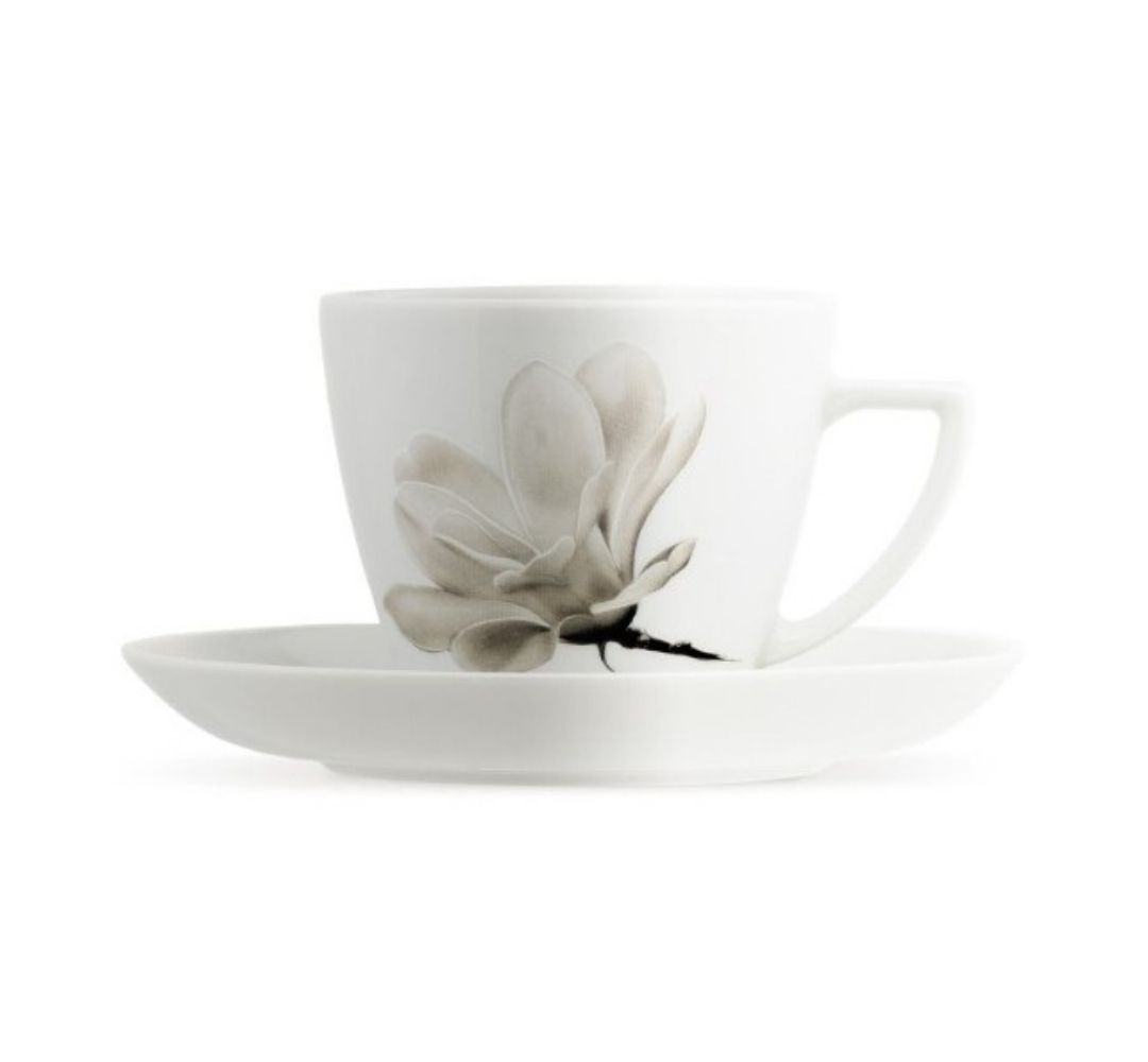 Filiżanka ze spodkiem 350 ml / 17,5 cm Lubiana - Beata Dorota Magnolia