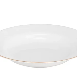 Talerz głęboki 23 cm Karolina - Lorel Złoty 23011