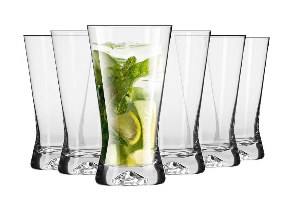 Komplet szklanek long drink 300 ml (6 szt.) Krosno - X-line