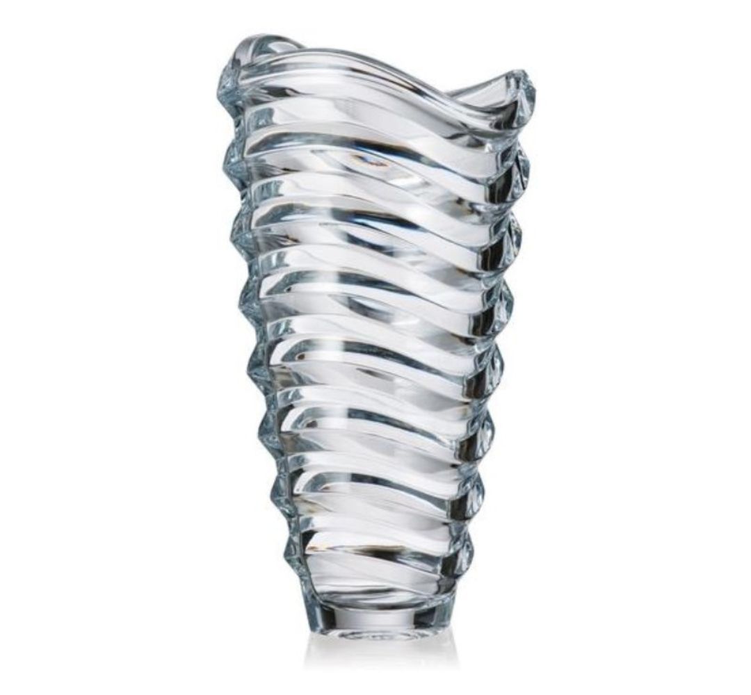 Wazon kryształowy 34 cm Bohemia - Wave