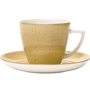 Filiżanka ze spodkiem 350 ml / 17 cm Lubiana - Beata/Dorota 6630J Żółty