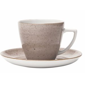 Filiżanka ze spodkiem 350 ml/14 cm Lubiana – Beata/Dorota 6630T Brąz