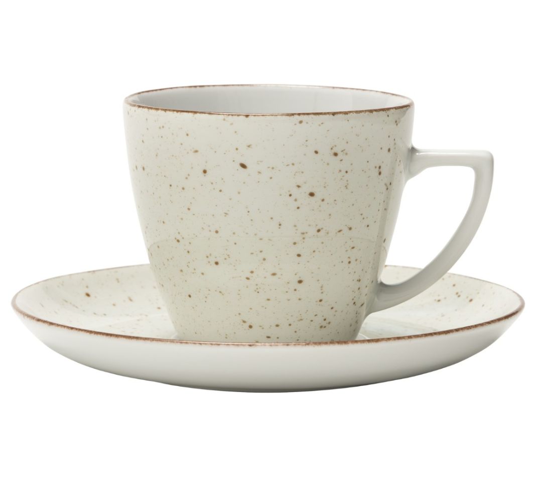 Filiżanka ze spodkiem 350 ml/17 cm Lubiana – Beata/Dorota 6630U Krem