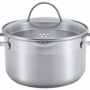 COMFORT NEW Garnek z pokrywką szklaną 14cm