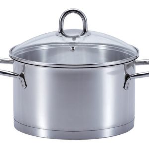 PROFI STAR Garnek z pokrywką szklaną 16cm