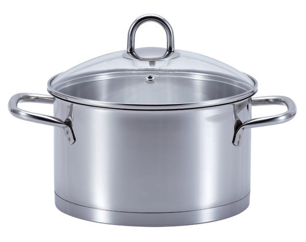 PROFI STAR Garnek z pokrywką szklaną 16cm