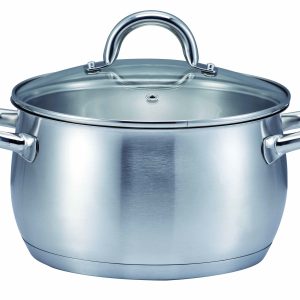 PROFI PLUS Garnek z pokrywką szklaną 20 cm