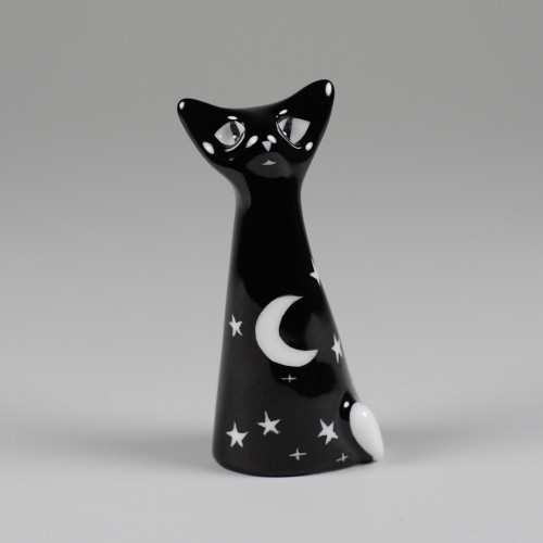 As Ćmielów - Figurka Porcelanowa Kot Wieczorem 254