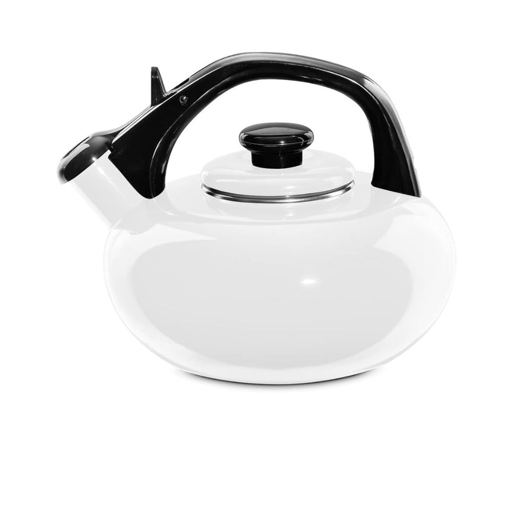 Czajnik emaliowany 2,5l biały Forchetto - Luna