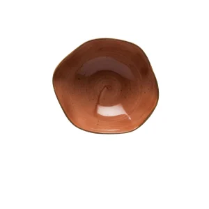 Kpl. 6 sztuk salaterek 14 cm Lubiana - Stone Age 6630M Ceglasty