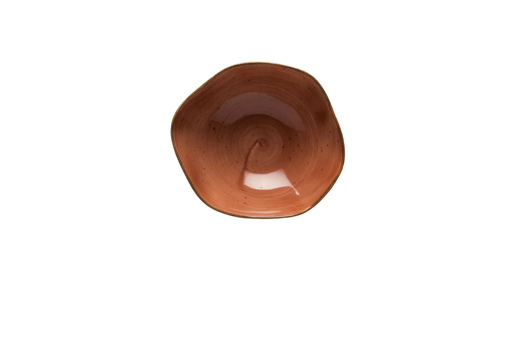 Kpl. 6 sztuk salaterek 14 cm Lubiana - Stone Age 6630M Ceglasty
