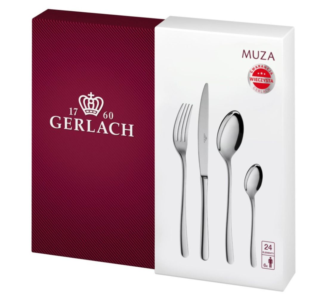 Komplet sztućców na 6 osób (24 el.) Gerlach - Muza - obrazek 4