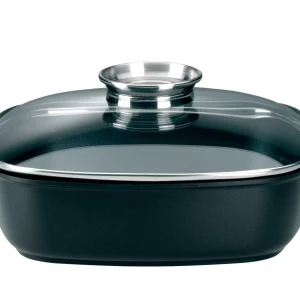 CRISPY INDUCTION Brytfanna z pokrywą szklaną 28cm