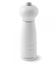 Młynek do pieprzu Windsor 18cm biały Cole&Mason H478641