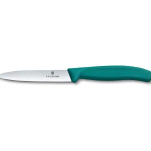 Nóż ząbkowany zielony 10 cm Victorinox - Swiss Classic