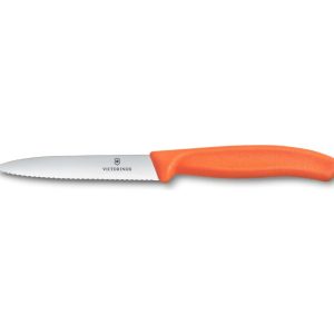 Nóż ząbkowany pomarańczowy 10 cm Victorinox - Swiss Classic