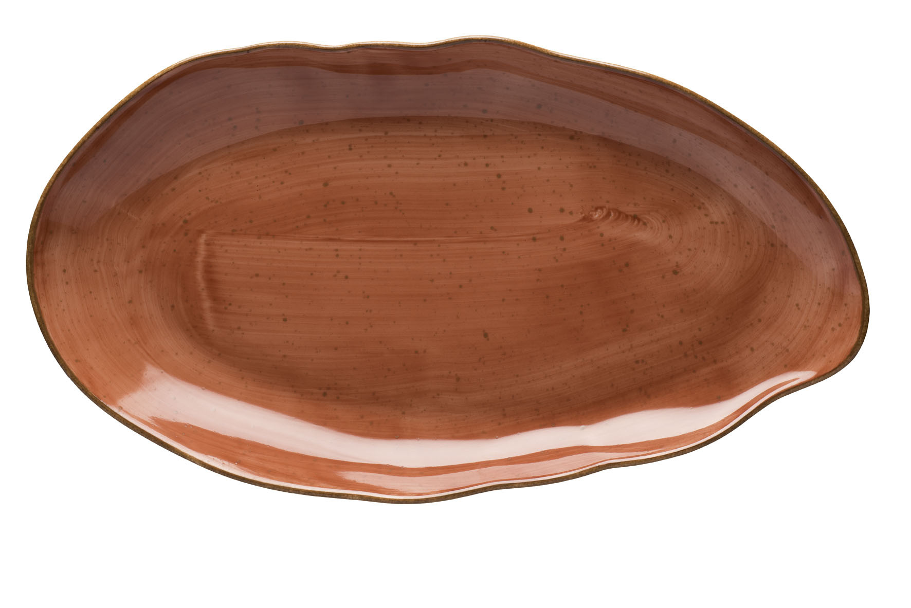 Półmisek 38cm Lubiana Stone Age ceglasty