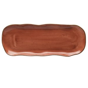 Półmisek - taca 35 x 13,5cm Lubiana Stone Age ceglasty