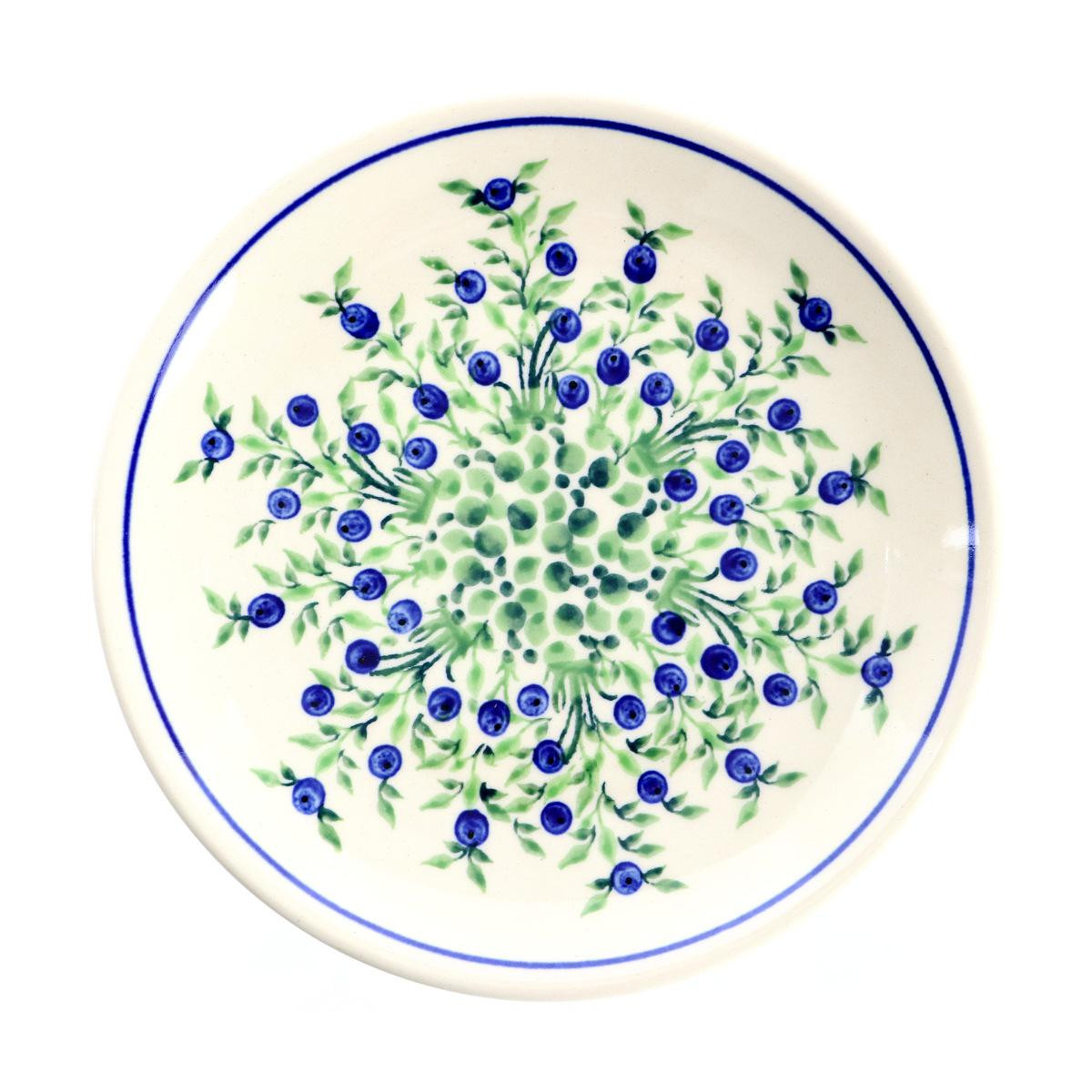 Talerz śniadaniowy Bolesławiec - 1208 Jagody | gatunek 1