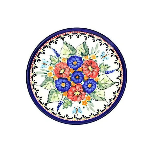 Talerz deserowy 16 cm dek. 149art - Bolesławiec